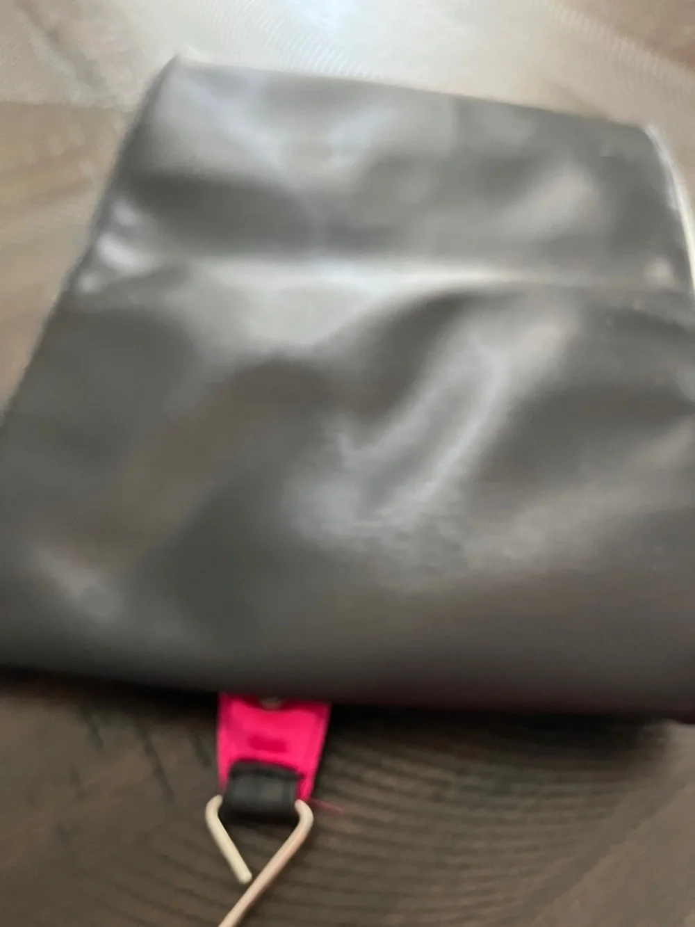 Hanging Pink Makeup Organizer with Clear Zip Pockets